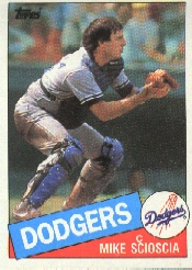 1985 Topps Baseball Cards      549     Mike Scioscia